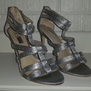 Silver INC heels